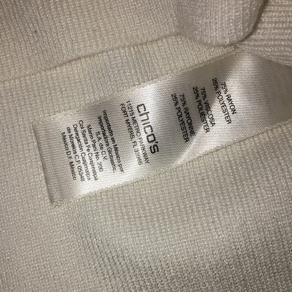Chico’s Cream Turtleneck | Size 2